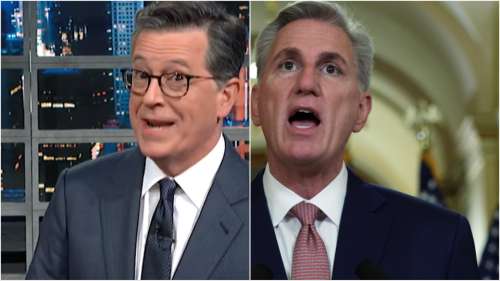 Stephen Colbert bustes Kevin McCarthy pour un mouvement « stupide » dans une impasse avec Biden
