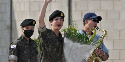 Jin de BTS a été libéré de son service militaire en Corée du Sud