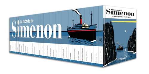 Les 10 premiers volumes de la collection « Le monde de Simenon »