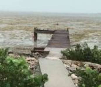 L'ouragan Irma a vidé complètement l'eau des plages des Bahamas