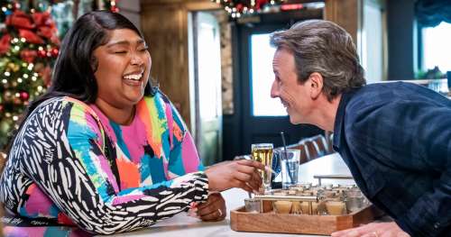 Seth Meyers et Lizzo appellent son père pendant la journée en train de boire