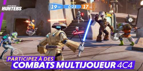 Venez à bout de l'équipe adverse dans le MOBA Star Wars : Hunters