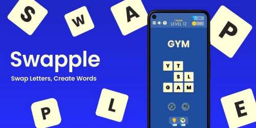 Échangez des lettres pour trouver des mots dans le puzzle game Swapple