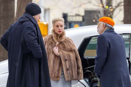 Aubrey Plaza fait une blonde Hitchcock étonnamment bonne sur le tournage de Megalopolis de Francis Ford Coppola avec Adam Driver