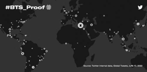 L’Inde dans le top 5 des pays qui tweetent le plus sur la « preuve » de BTS