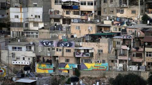 Des peintures murales d’yeux géants témoignent des Palestiniens de Jérusalem