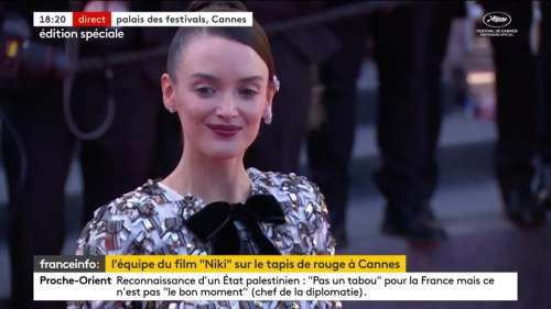 Cannes 2024 : Charlotte Le Bon éclatante sur la Croisette grâce à un accessoire particulier