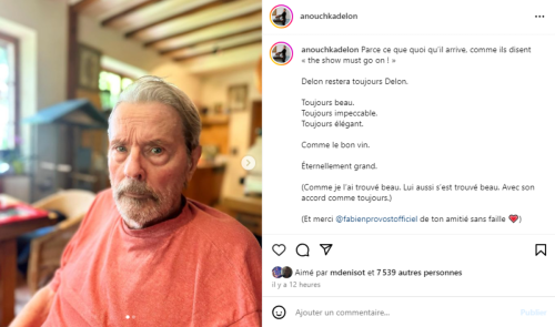 Alain Delon amaigri : cette photo d’Anouchka qui dévoile son quotidien à Douchy