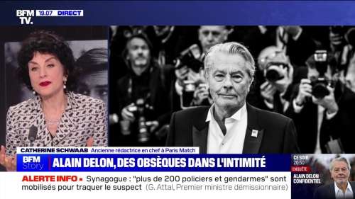 Obsèques d’Alain Delon : 