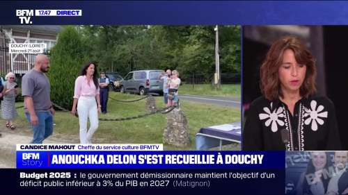 Mort d'Alain Delon : émue et les traits tirés, sa fille Anouchka réapparaît en public à Douchy