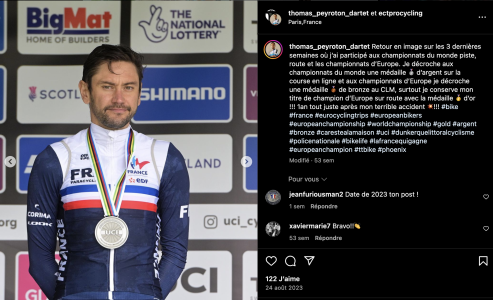 Thomas Peyroton-Dartet : de quel handicap souffre le cycliste français champion paralympique ?