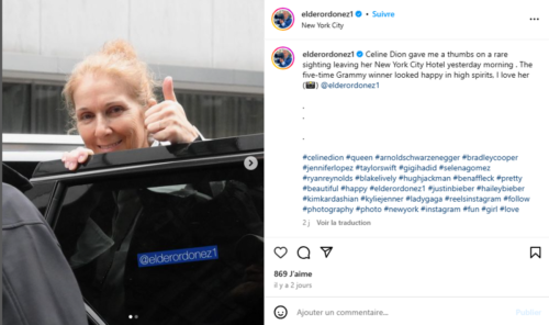 Céline Dion sans fard dans les rues de New York, cette apparition surprise qui en dit long sur son état de santé