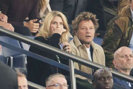 Laurent Delahousse et Alice Taglioni, Patrick Bruel.. Les stars dépitées au Parc des Princes après la défaite du PSG