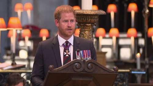 Harry au garde à vous : cette posture 