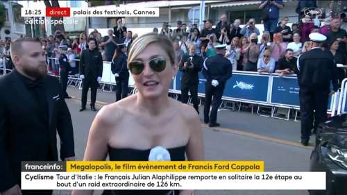 Cannes 2024 : Julie Gayet ultra chic en robe bustier, ce petit détail qui fait la différence