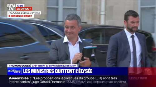 Gérald Darmanin : ce geste exubérant et lourd de sens à peine sorti de son dernier conseil des ministres