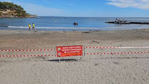 Var : une plage fermée après une découverte perturbante