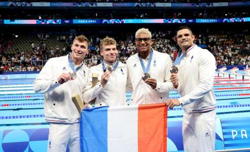 Florent Manaudou : ce qu’il pense vraiment du triomphe de Léon Marchand aux JO de Paris 2024