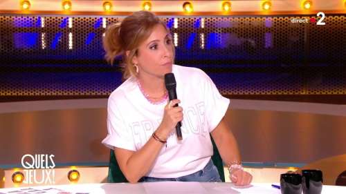 Léa Salamé : cette petite phrase lâchée sur son fils qu’elle s’est autorisée pour la dernière de Quels jeux !