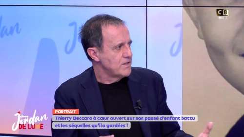 “Il a fallu que je me sauve” : Thierry Beccaro ému aux larmes en évoquant son enfance sous les coups