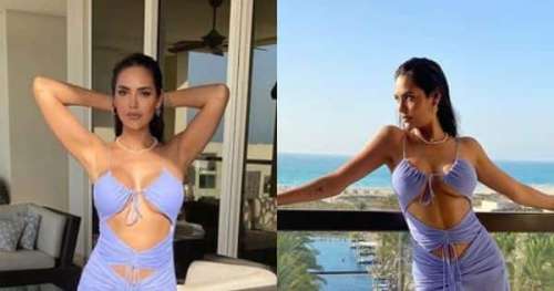 Esha Gupta cloue le look underboob dans cette tenue racée;  les fans réagissent avec des emojis de feu [View Pics]