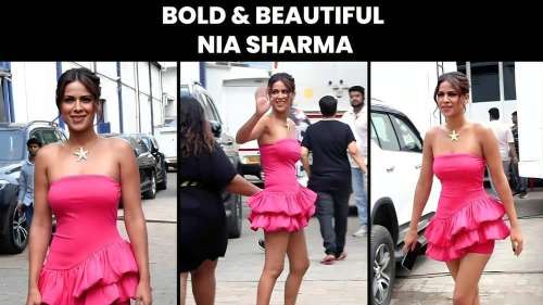 Nia Sharma ressemble à une vraie « Barbie » dans une robe courte rose [Video]