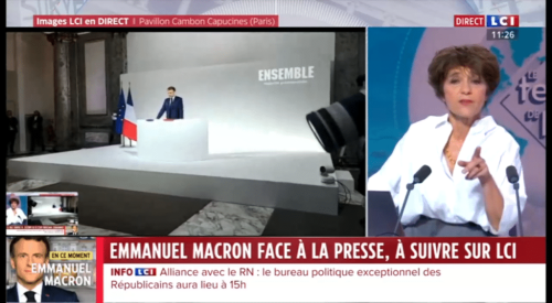 « Put*** », conférence de presse d’Emmanuel Macron : ce bug technique qui a bien agacé les chaînes de télévision