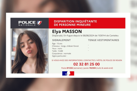 Disparition inquiétante en Normandie : qui est Elya, l'adolescente de 13 ans qui est portée disparue