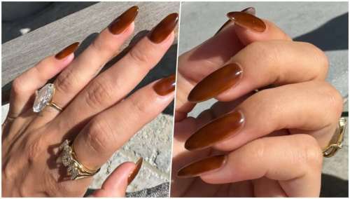 Toffee Nails : comment reproduire la manucure d'automne d'Hailey Bieber à la maison ?