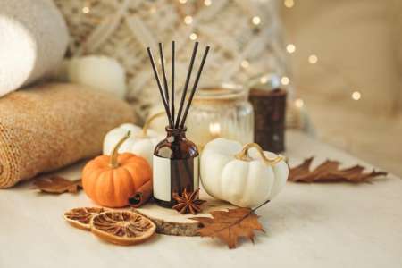 Parfum d’intérieur pour l’automne : découvrez les sets cuir et caramel au beurre salé de Bianochy !