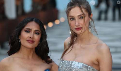 PHOTOS Salma Hayek et sa ravissante belle-fille Mathilde recouvertes de paillettes, sirènes du puissant François Henri-Pinault