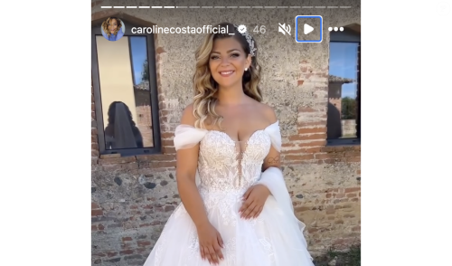 Caroline Costa (The Voice) s'est mariée ! Les premières images de son union dévoilées, elle est sublime dans sa robe princesse