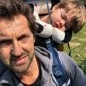 Frédéric Diefenthal papa aux anges : adorable photo avec son fils, week-end à la plage