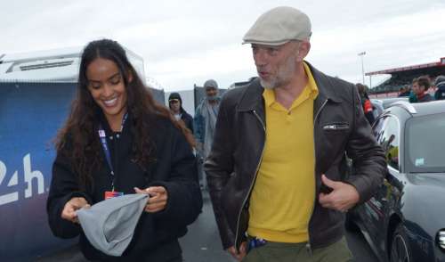 Vincent Cassel et sa chérie Narah, Zidane en famille et Michaël Youn et son fils Stellar... les 24h du Mans fait le plein de stars