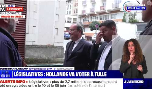 François Hollande a fait une belle bourde le jour du vote des législatives ! Il a été 