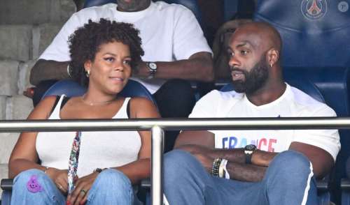 Teddy Riner : Look original de son épouse Luthna, le couple en tribune pour un rendez-vous important de ces JO, ça tourne mal...