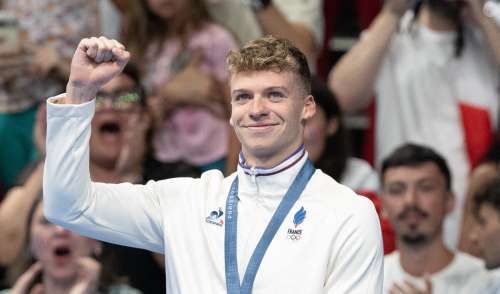 Médaille d'or du meilleur message de prévention routière (vous l'avez peut-être vu), Léon Marchand n'y est pas pour rien