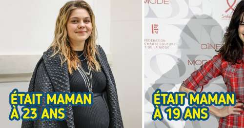 11 Stars françaises qui étaient de très jeunes mères et ont su s’en sortir