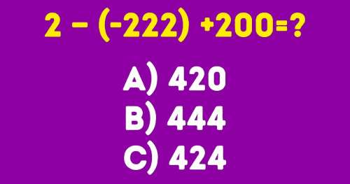 Test : Mets à l’épreuve ton savoir en répondant à ces opérations de calcul mental