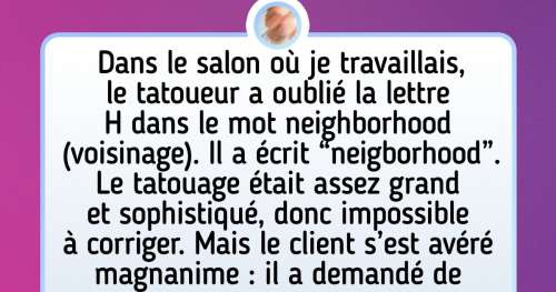 Les tatoueurs ont parlé de leurs ratages. Ces révélations te feront réfléchir à deux fois avant de prendre rendez-vous dans un salon