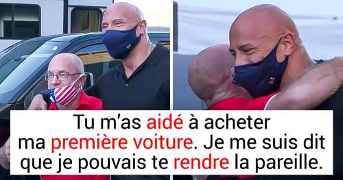 Dwayne Johnson a offert le plus beau des cadeaux à l’homme qui l’a aidé lorsqu’il était sans domicile fixe