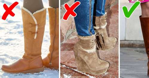 9 Modèles de chaussures hivernales démodées que l’on peut trouver dans presque tous les dressings