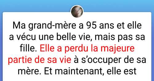 9 Internautes pensent qu’aller en maison de retraite serait mieux que d’être à la charge de leurs enfants