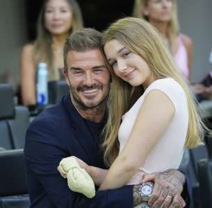 “Totalement inappropriées”, les photos de David Beckham avec sa fille Harper font grand bruit