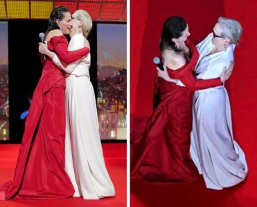 Juliette Binoche fond en larmes devant Meryl Streep et lui rend un hommage émouvant au Festival de Cannes
