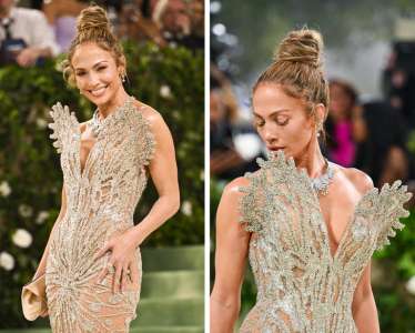Jennifer Lopez porte une robe de gala qui a nécessité plus de 800 heures de travail, mais les gens ont de la peine pour elle
