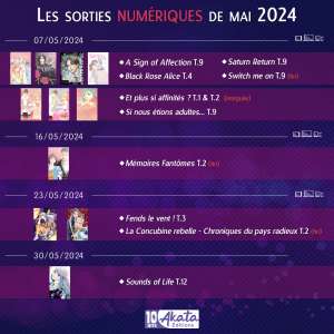 Planning numérique : mai 2024