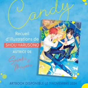 Annonce : Candy, recueil d’illustrations de Shou Harusono