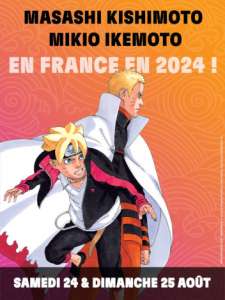 Masashi Kishimoto et Mikio Ikemoto en France (Les 24 et 25 août 2024)