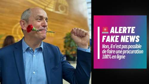 Procuration 100% en ligne : Pierre Larrouturou alerte à la « fake news »
